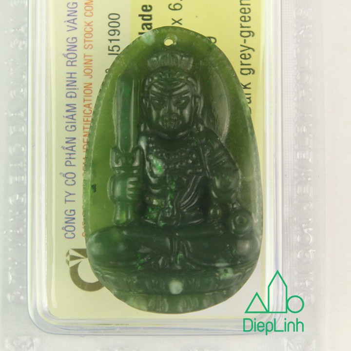Phật bản mệnh văn thù bồ tát đá ngọc bích J51900