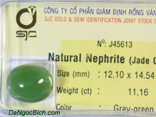 Vien da ngoc bich nephrite