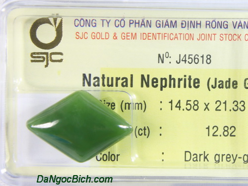 Vien da ngoc bich nephrite