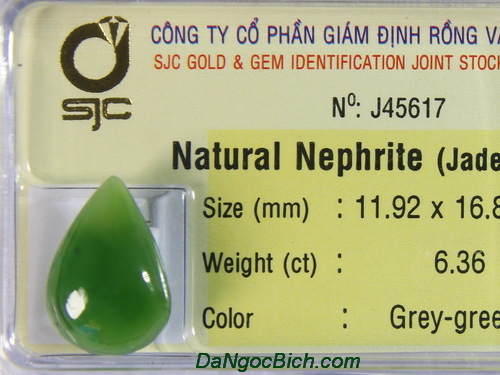 Vien da ngoc bich nephrite