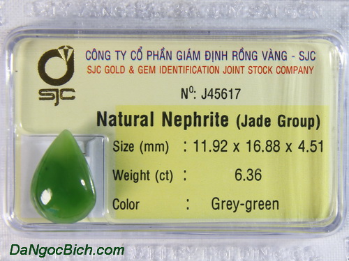 Vien da ngoc bich nephrite