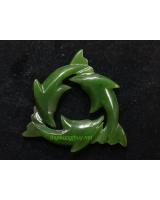 Mặt đeo ngọc bích nephrite NNB012