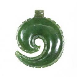 Mặt ngọc bích nephrite jade NBM16