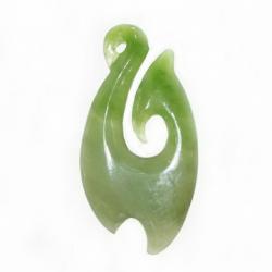 Mặt ngọc bích nephrite jade NBM29