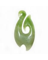 Mặt ngọc bích nephrite jade NBM29