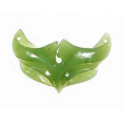 Mặt ngọc bích nephrite jade NBM35