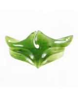 Mặt ngọc bích nephrite jade NBM21