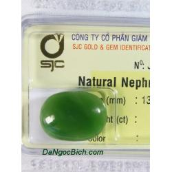 Viên đá ngọc bích nephrite NBKD11.23