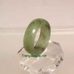 Nhẫn ngọc bích nephrite size19 NBN14