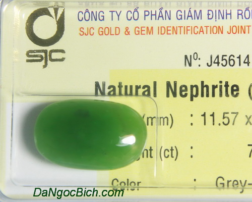 Vien da ngoc bich nephrite